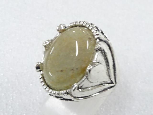 NATURAL STONE FASHION RING / JP SIZE 18